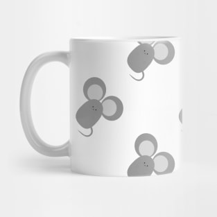 Diagonal mice pattern Mug